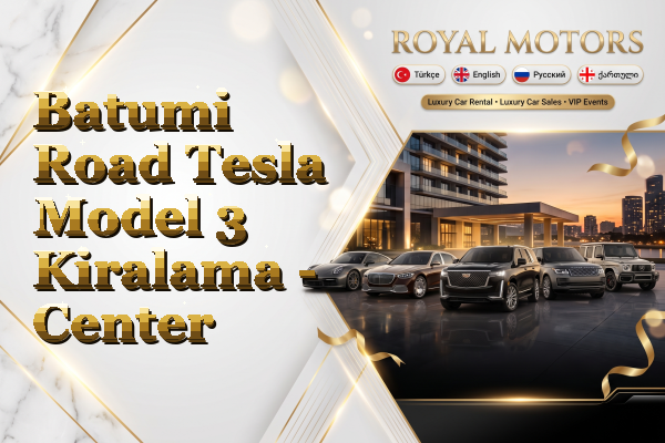 Batumi Road Tesla Model 3 Kiralama - Center