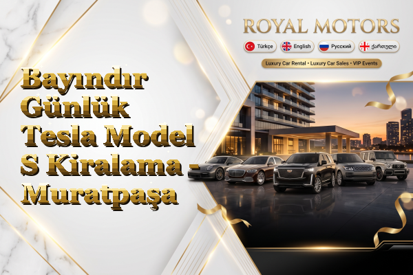 Bayındır Günlük Tesla Model S Kiralama - Muratpaşa