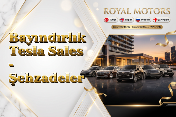 Bayındırlık Tesla Sales - Şehzadeler
