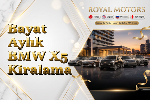 Bayat Aylık BMW X5 Kiralama