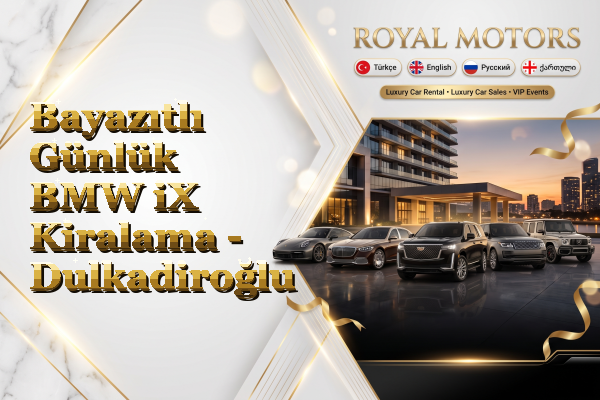 Bayazıtlı Günlük BMW iX Kiralama - Dulkadiroğlu