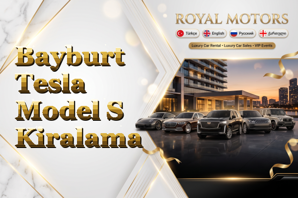 Bayburt Tesla Model S Kiralama