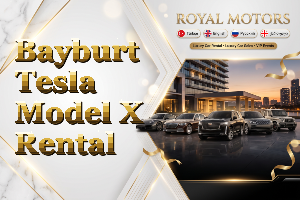 Bayburt Tesla Model X Rental
