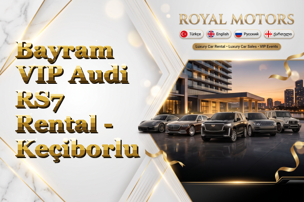 Bayram VIP Audi RS7 Rental - Keçiborlu