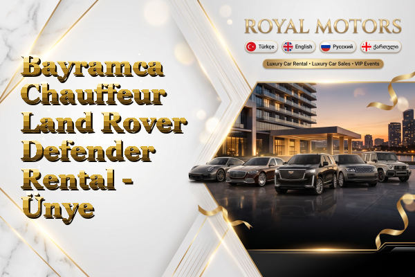 Bayramca Chauffeur Land Rover Defender Rental - Ünye