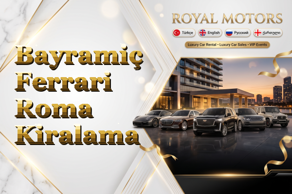 Bayramiç Ferrari Roma Kiralama