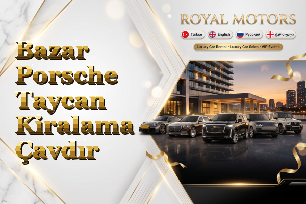 Bazar Porsche Taycan Kiralama - Çavdır