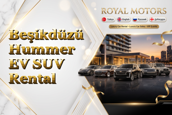 Beşikdüzü Hummer EV SUV Rental
