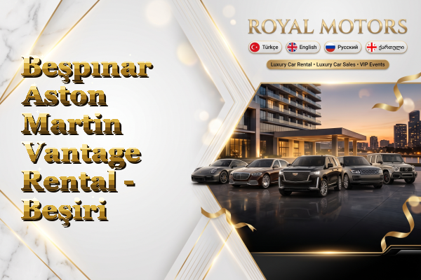 Beşpınar Aston Martin Vantage Rental - Beşiri