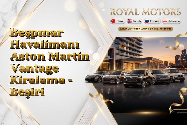 Beşpınar Havalimanı Aston Martin Vantage Kiralama - Beşiri