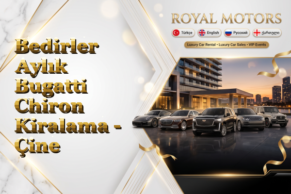 Bedirler Aylık Bugatti Chiron Kiralama - Çine