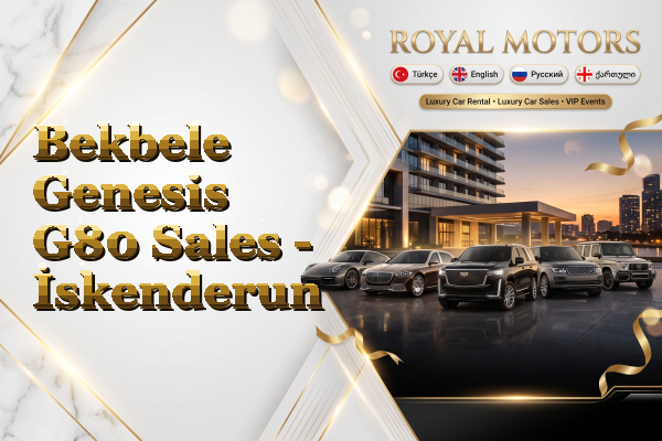 Bekbele Genesis G80 Sales - İskenderun