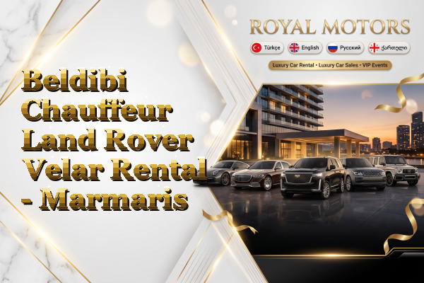 Beldibi Chauffeur Land Rover Velar Rental - Marmaris