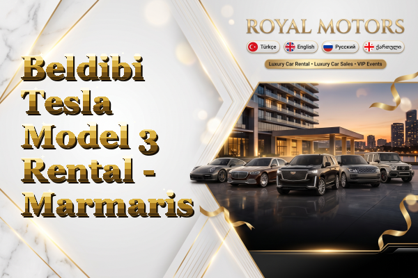 Beldibi Tesla Model 3 Rental - Marmaris