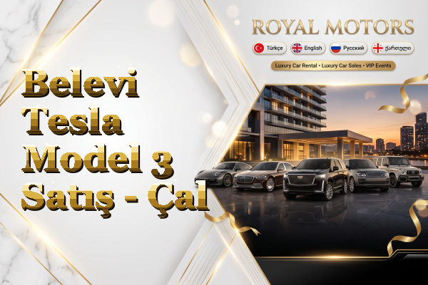 Belevi Tesla Model 3 Satış - Çal
