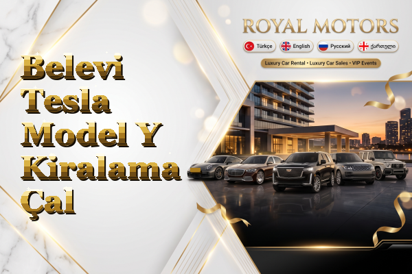 Belevi Tesla Model Y Kiralama - Çal