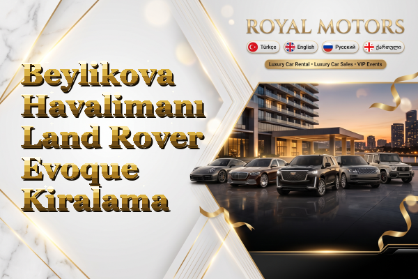Beylikova Havalimanı Land Rover Evoque Kiralama