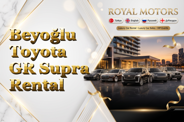 Beyoğlu Toyota GR Supra Rental