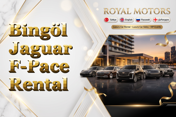 Bingöl Jaguar F-Pace Rental