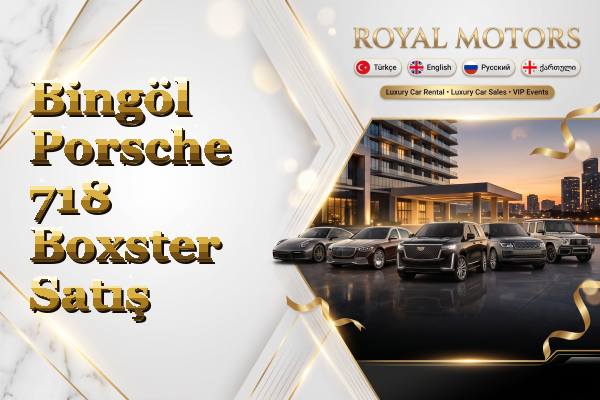 Bingöl Porsche 718 Boxster Satış