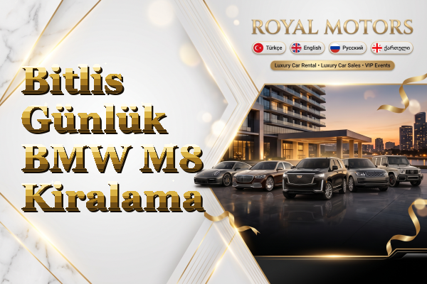 Bitlis Günlük BMW M8 Kiralama