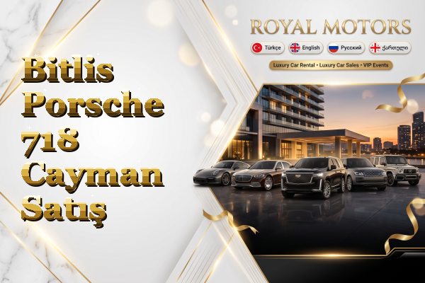 Bitlis Porsche 718 Cayman Satış