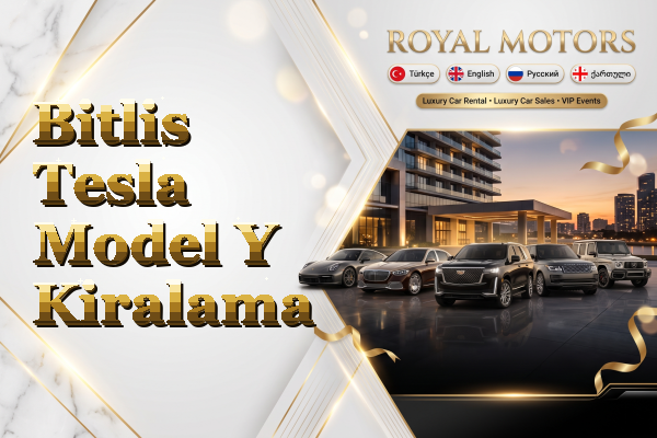 Bitlis Tesla Model Y Kiralama