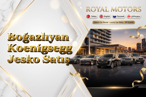Boğazlıyan Koenigsegg Jesko Satış