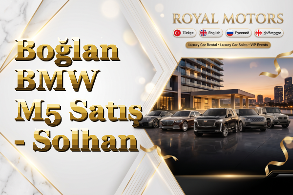 Boğlan BMW M5 Satış - Solhan