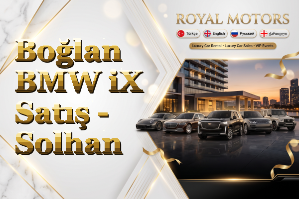 Boğlan BMW iX Satış - Solhan