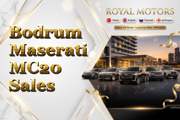 Bodrum Maserati MC20 Sales