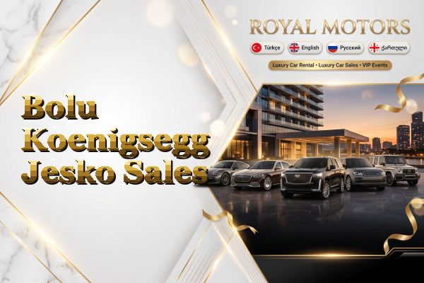 Bolu Koenigsegg Jesko Sales