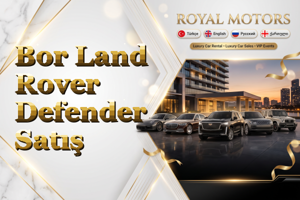 Bor Land Rover Defender Satış
