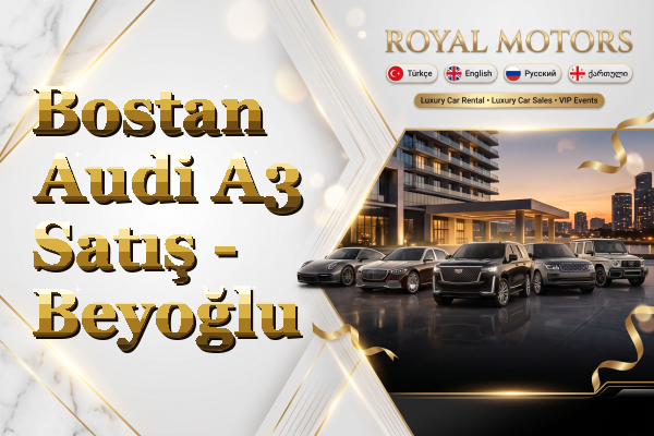 Bostan Audi A3 Satış - Beyoğlu