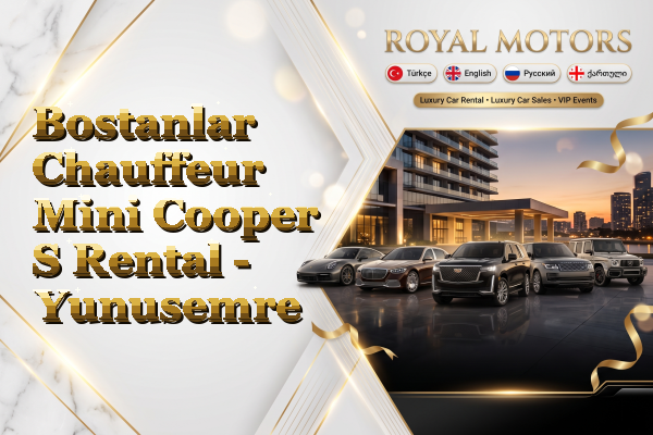 Bostanlar Chauffeur Mini Cooper S Rental - Yunusemre