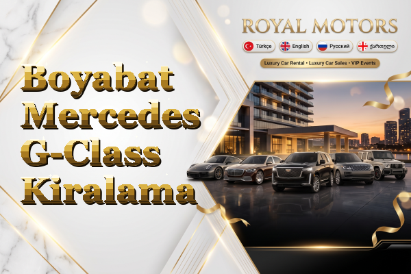 Boyabat Mercedes G-Class Kiralama