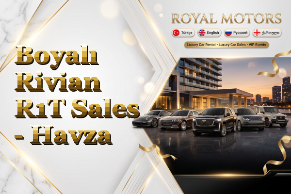 Boyalı Rivian R1T Sales - Havza