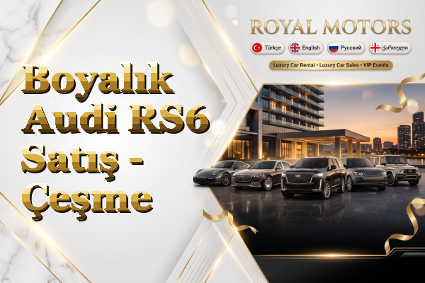 Boyalık Audi RS6 Satış - Çeşme