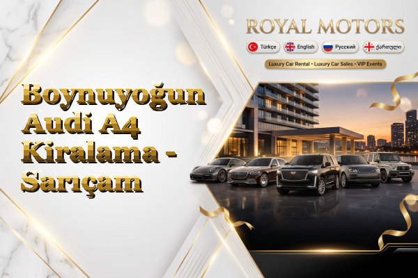 Boynuyoğun Audi A4 Kiralama - Sarıçam
