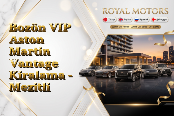 Bozön VIP Aston Martin Vantage Kiralama - Mezitli