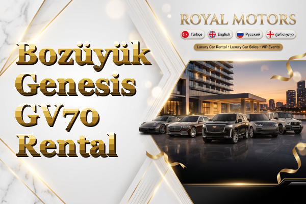 Bozüyük Genesis GV70 Rental