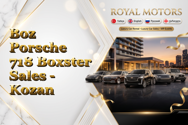 Boz Porsche 718 Boxster Sales - Kozan