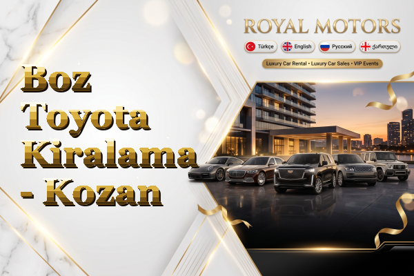 Boz Toyota Kiralama - Kozan