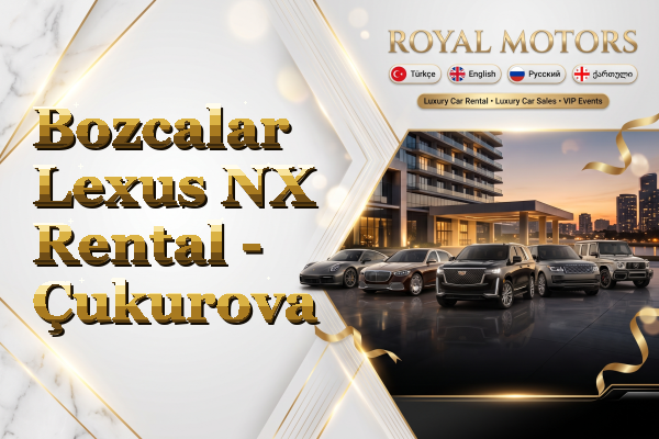 Bozcalar Lexus NX Rental - Çukurova