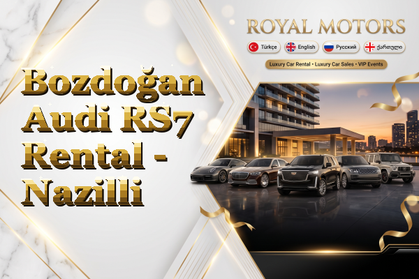Bozdoğan Audi RS7 Rental - Nazilli