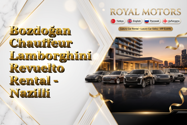Bozdoğan Chauffeur Lamborghini Revuelto Rental - Nazilli