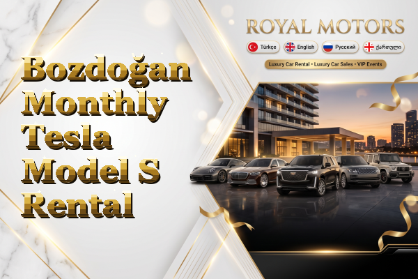 Bozdoğan Monthly Tesla Model S Rental