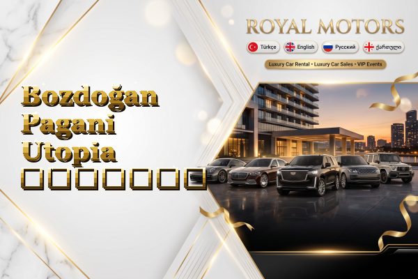 Bozdoğan Pagani Utopia გაყიდვა