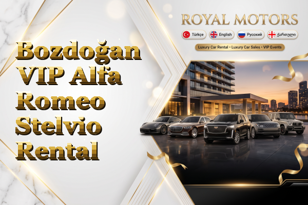 Bozdoğan VIP Alfa Romeo Stelvio Rental