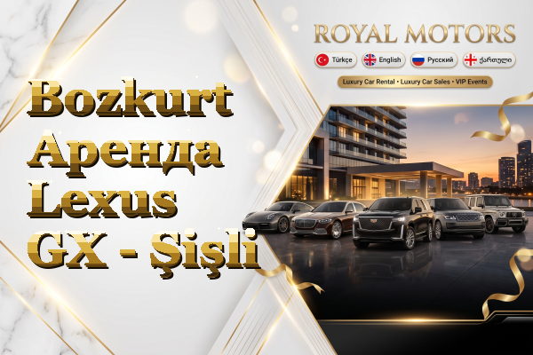 Bozkurt Аренда Lexus GX - Şişli